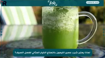 لماذا يعتبر شرب عصير الليمون بالنعناع الخيار المثالي لفصل الصيف؟